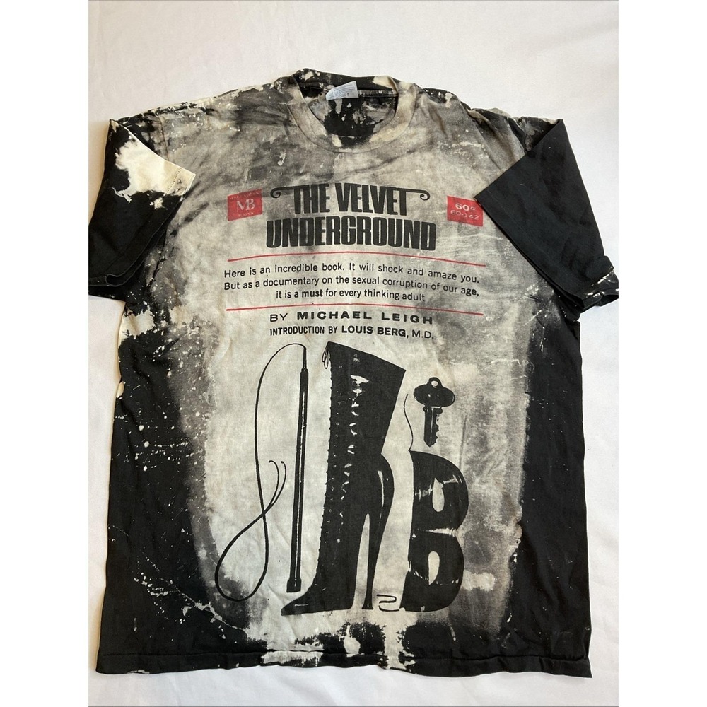 Vintage Velvet Underground Mosquito Head  Punk T Shirt Size XL Single Stitch